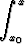  integral  x

 x0