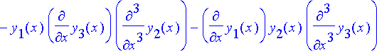 wronskidetder := diff(w(x),x) = y[1](x)*diff(y[2](x...