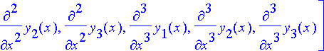 eliminoitavat := [y[1](x), y[2](x), y[3](x), diff(y...