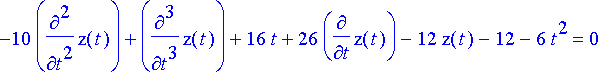 -10*diff(z(t),`$`(t,2))+diff(z(t),`$`(t,3))+16*t+26...