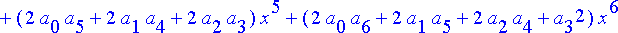 sarjayht := a[1]+2*a[2]*x+3*a[3]*x^2+4*a[4]*x^3+5*a...