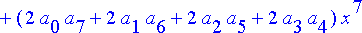 sarjayht := a[1]+2*a[2]*x+3*a[3]*x^2+4*a[4]*x^3+5*a...