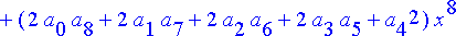 sarjayht := a[1]+2*a[2]*x+3*a[3]*x^2+4*a[4]*x^3+5*a...