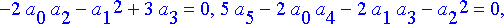 yhtalot := {a[1]-1-a[0]^2 = 0, 2*a[2]-2*a[0]*a[1] =...