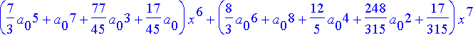 sarjaratk := series(a[0]+(1+a[0]^2)*x+a[0]*(1+a[0]^...