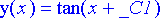 y(x) = tan(x+_C1)