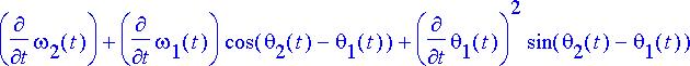 ryhma := diff(theta[1](t),t) = omega[1](t), diff(om...