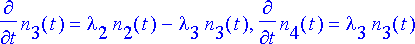 ryhma1 := diff(n[1](t),t) = -lambda[1]*n[1](t), dif...