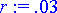 r := .3e-1