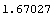 1.670272731535021`