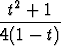 -t2-+-1--
4(1-  t)